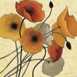 Pumpkin Poppies II by Shirley Novak