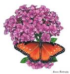 Queen Butterfly II by Marilyn Barkhouse