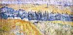Rain - Auvers, 1890 by Vincent van Gogh