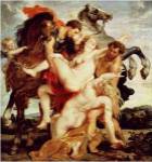 Rape of the Daughters of Leucippus by Peter paul Rubens