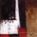 Red Contemporary IV by Patricia Pinto