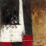 Red Contemporary IV by Patricia Pinto