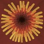 Red Dandelion I - 2002 by Claire Davies