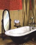 Red Farmhouse Bath II by Elizabeth Medley