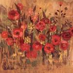 Red Floral Frenzy I by Alan Hopfensperger