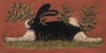 Red Folk Bunny by Lisa Hilliker