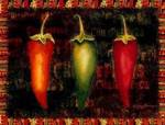 Red Hot Chili Peppers I by Kathleen Denis