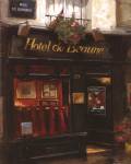 Red Interiors, Paris by George Botich