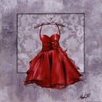 Red Party Dress by Ashlind Editions