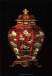 Red Porcelain Vase (P) I by Vision Studios