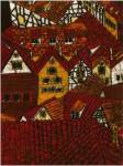 Red Roofs I by Andrea Davis
