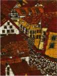 Red Roofs II by Andrea Davis