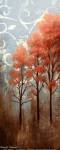 Red Trees II by Michael Marcon
