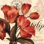 Red & White II- mini by Pamela Gladding