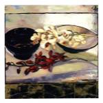 Red & White Orchids by Susan Chang