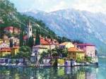 Reflections of Lake Como by Howard Behrens