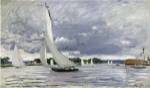 Regatta at Argenteuil, 1872 by Claude Monet