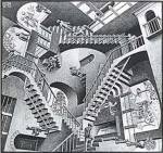 Relativity by M.C. Escher