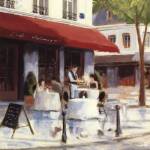 Relaxing at the Cafe I by James Wiens