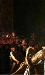 Resurrection of Lazarus, Detail by Caravaggio