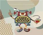 Retro Typewriter I by Lanre Adefioye