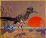 Roadrunner in the Evening by Bob Coonts