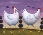 Rob Scotton - Funky Chickens Size 8x10 by Rob Scotton
