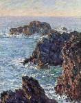 Rock Points at Belle-Ile, 1886 by Claude Monet