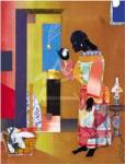 Romare Bearden - Falling Star, 1979 11x14 by Romare Bearden