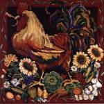 Rooster Harvest by Suzanne Etienne