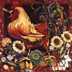 Rooster Harvest by Suzanne Etienne