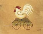 Rooster Pull Toy by John Sliney