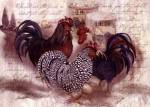 Rooster Trinity by Alma Lee