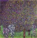 Roses under the Trees, c.1905 by Gustave Klimt