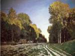 Route de Chailly, Fontainebleau, 1864 by Claude Monet