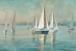 Sailboats at Sunrise by Danhui Nai