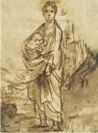Saint Agnes by Adam Elsheimer