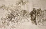 Saint Cecilia Giving Alms to the Poor by Pietro da Cortona