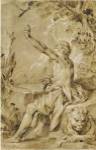 Saint Jerome Hearing the Trumpet of the Last Judgement by Antonio Castillo y Saavedra