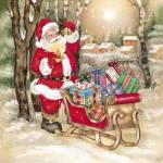 Santa's Bells And Candle by DBK-Art Licensing