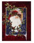Santa's Portrait by Peggy Abrams