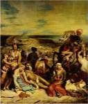 Scenes from the Massacre of Chios, 1822 by Eugene Delacroix