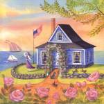 Seafarer Cottage by Donna Lacey-Derstine