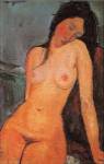 Seated Nude, ca. 1917 by Amadeo Modigliani
