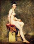Seated Nude, Mademoiselle Rose by Eugene Delacroix