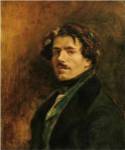 Self Portrait, c.1837 by Eugene Delacroix