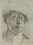 Self-Portrait Wearing a Cloth Hat by Jonathan Richardson
