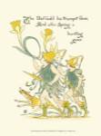 Shakespeare's Garden IV (Daffodil) by Walter Crane