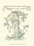 Shakespeare's Garden VII (Forget me not) by Walter Crane