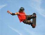 Skater on Vert Ramp